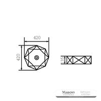 YS28461 কাউন্টার বেসিনের উপরে সিরামিক, শৈল্পিক বেসিন, সিরামিক সিঙ্ক;