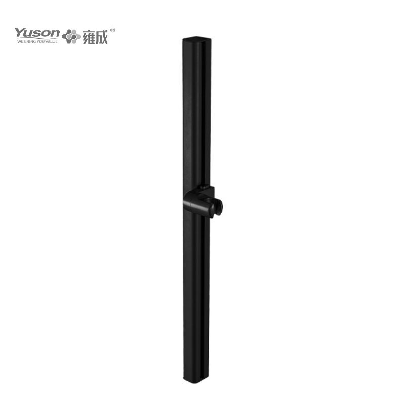 YS33134 আর্ক ডিজাইন অ্যালুিয়াম স্লাইডিং শাওয়ার সেট, 3- ফাংশন সিলিকন অগ্রভাগ, পিভিসি ঝরনা পায়ের পাতার মোজাবিস