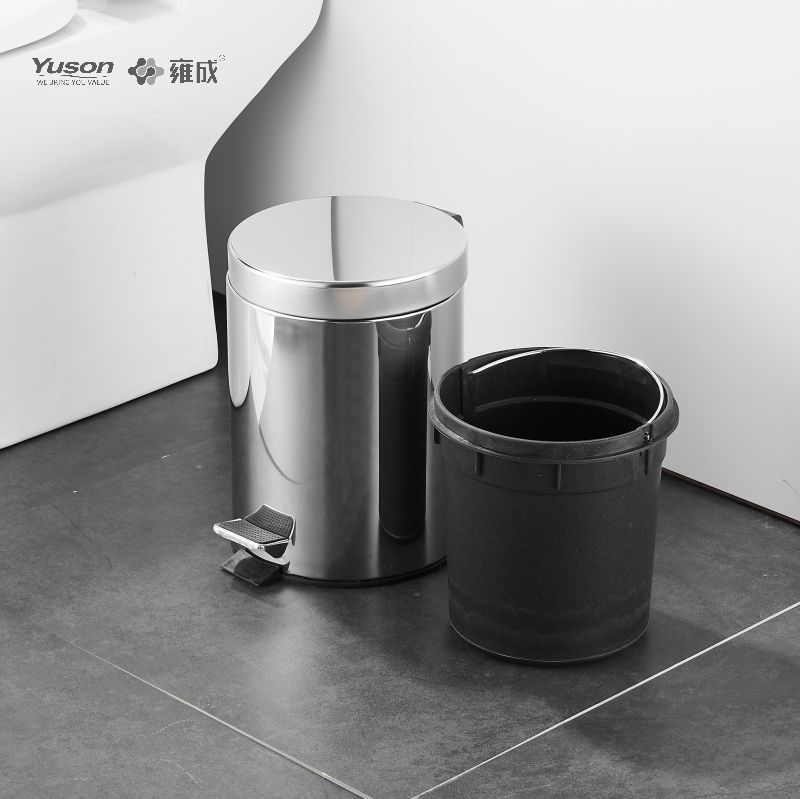 20901 মসৃণ বাথরুম আনুষাঙ্গিক, RUBBISH BIN, SUS 201/304 বর্জ্য বিন